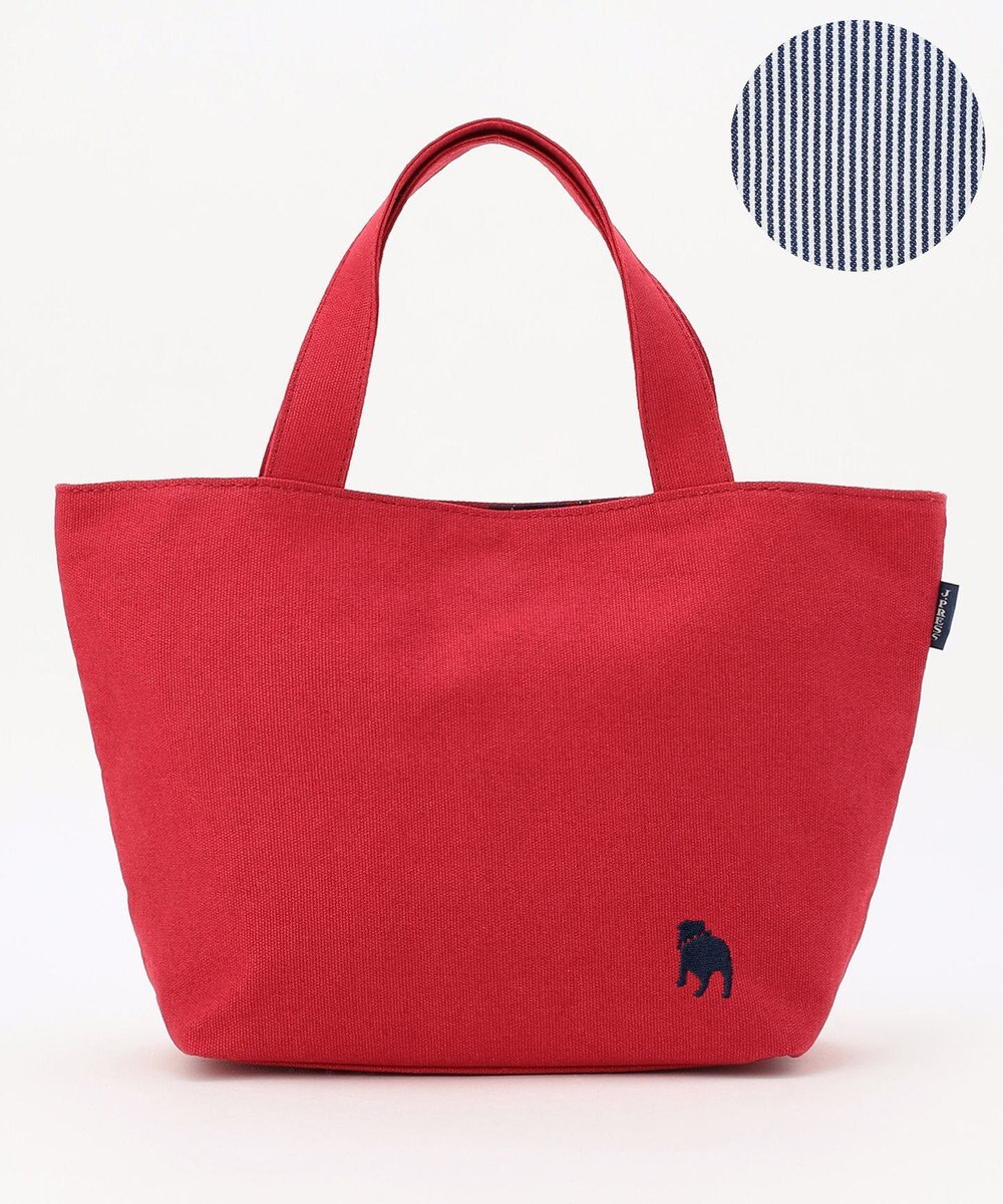 J.PRESS LADIES 【完全受注生産】ポーチ付き キャンバス ミニトートバッグ 