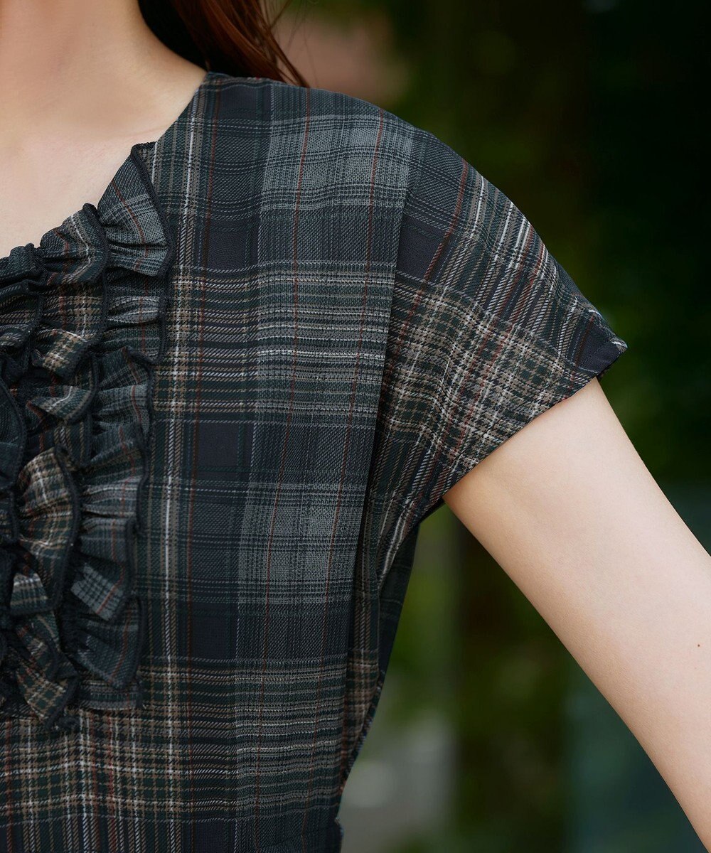 Tiaclasse L 【洗える】フリルワンピース 