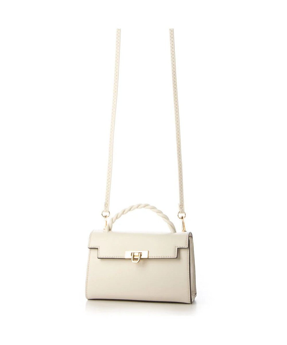 UNBILLION cachecache ねじりハンドルおこし金具2wayミニショルダー 