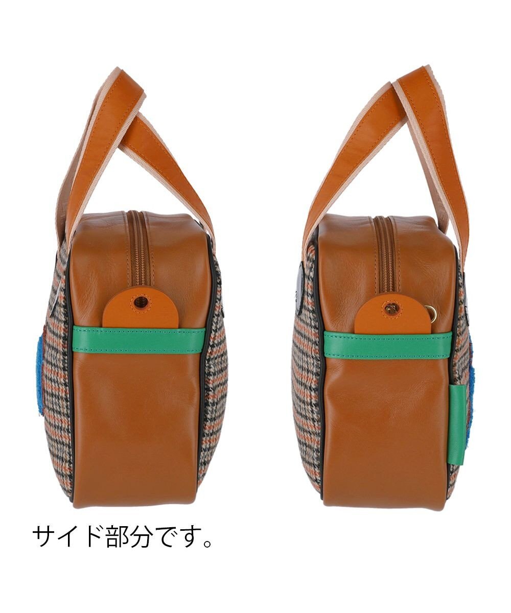 tsumori chisato CARRY ウールチェック ショルダーバッグ 2way ミニバッグ 