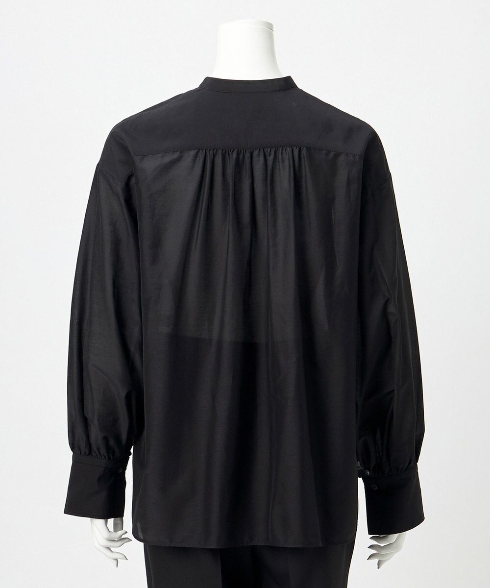 23区 【エステータ】シルクコットンローン ボウタイブラウス 