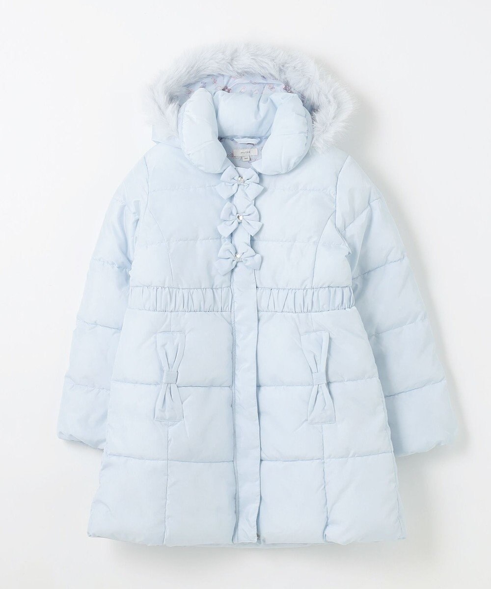 ANY KIDS 【洗濯機OK】中綿Aラインロングコート 