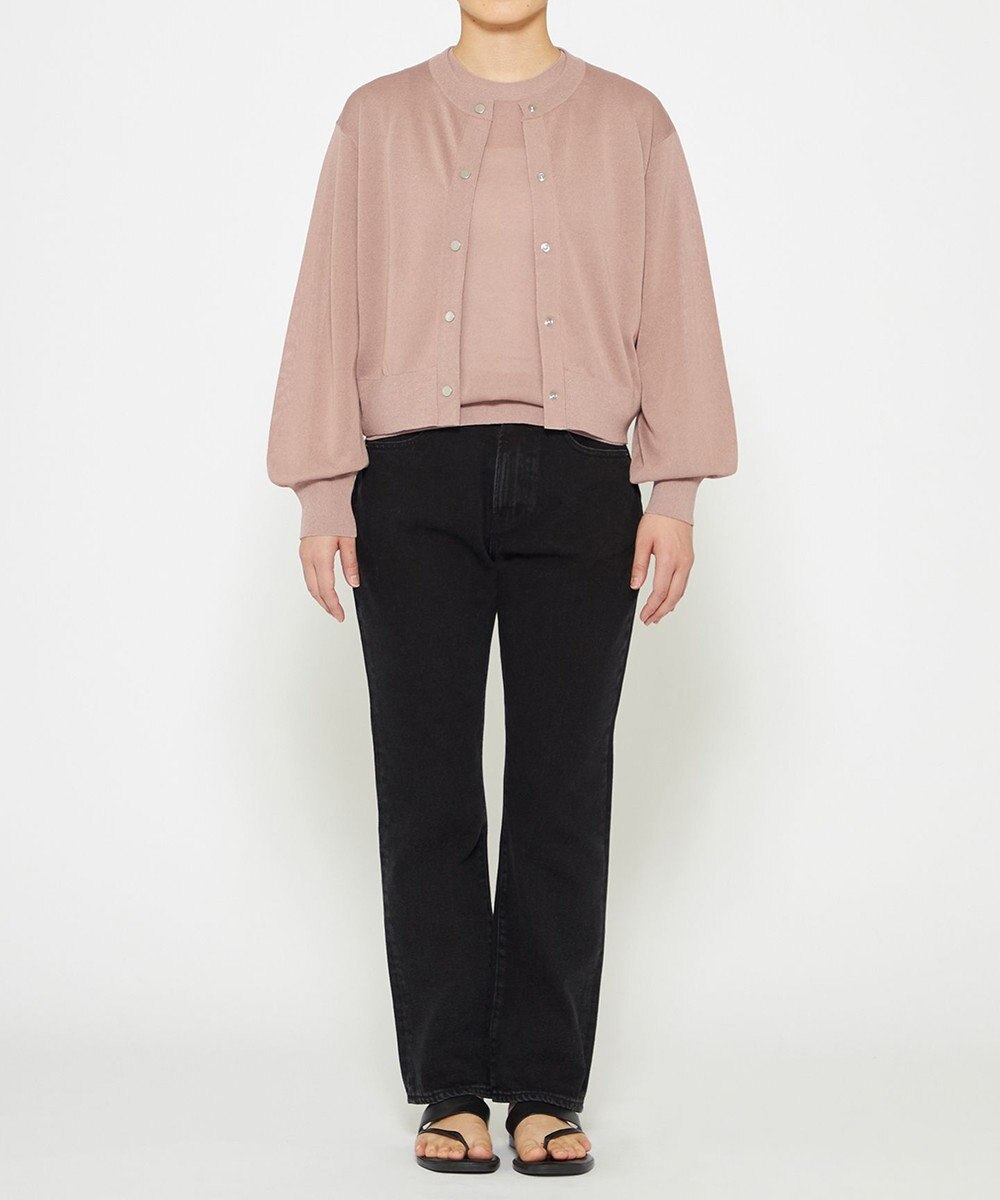 uncrave 【手洗い可】シアー ニットカーディガン（uncrave STANDARD） 