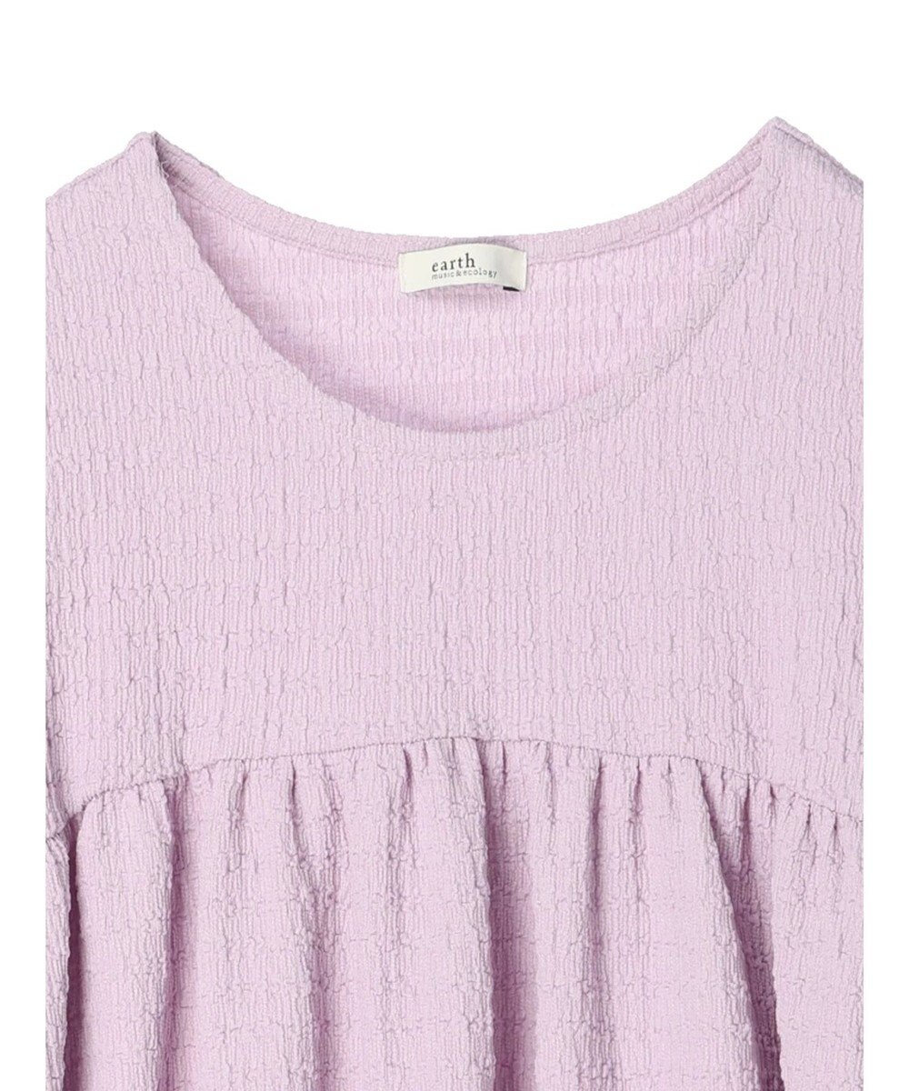 earth music&ecology ジャガードギャザーチュニック 