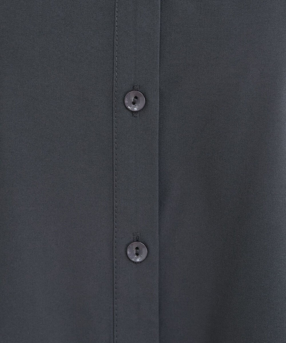 Tiaclasse 【洗える】ドロストギャザー袖シャツチュニック 