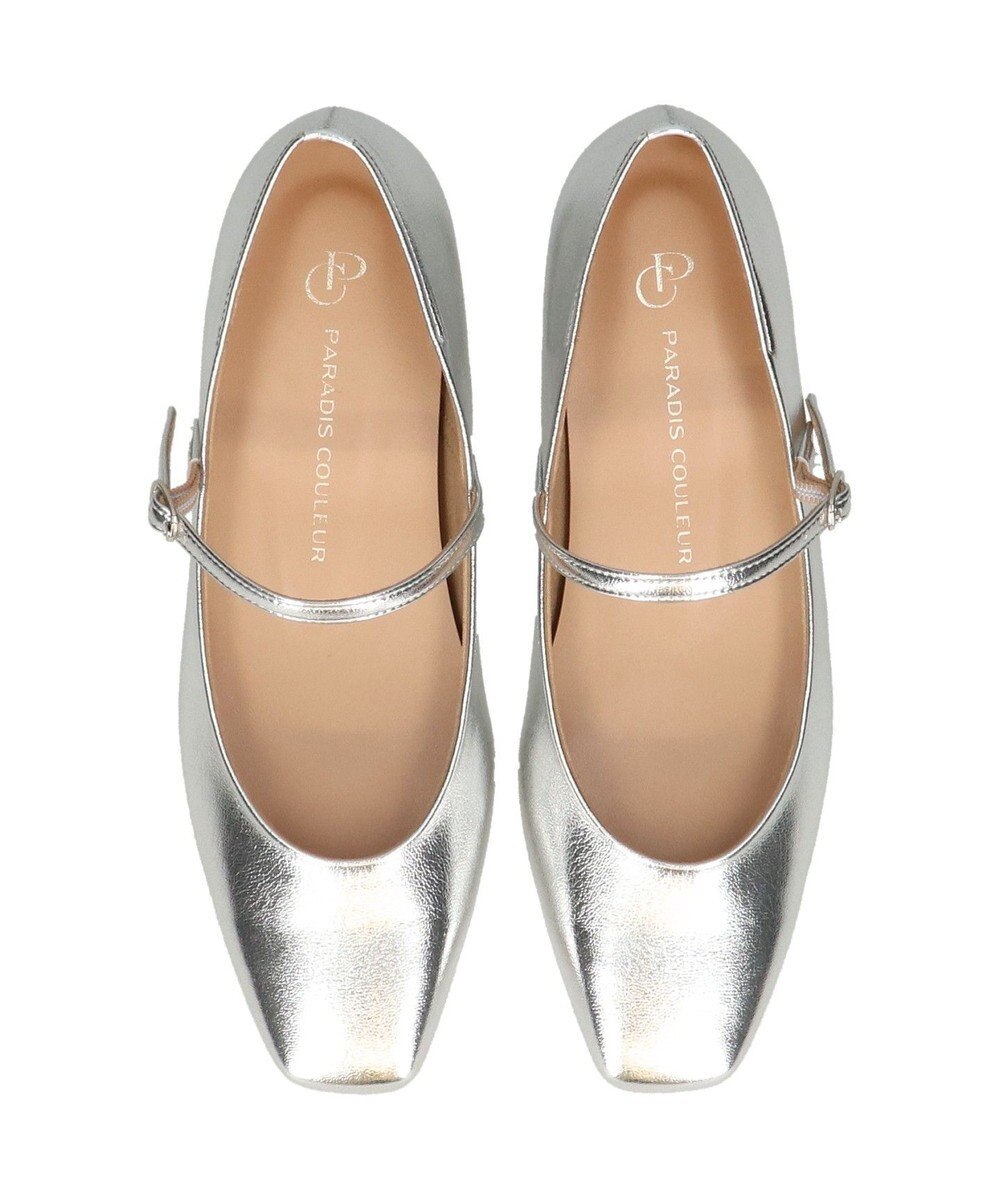 Bridget Birkin 【PARADIS COULEUR】スクエアトウビジューレーンパンプス 