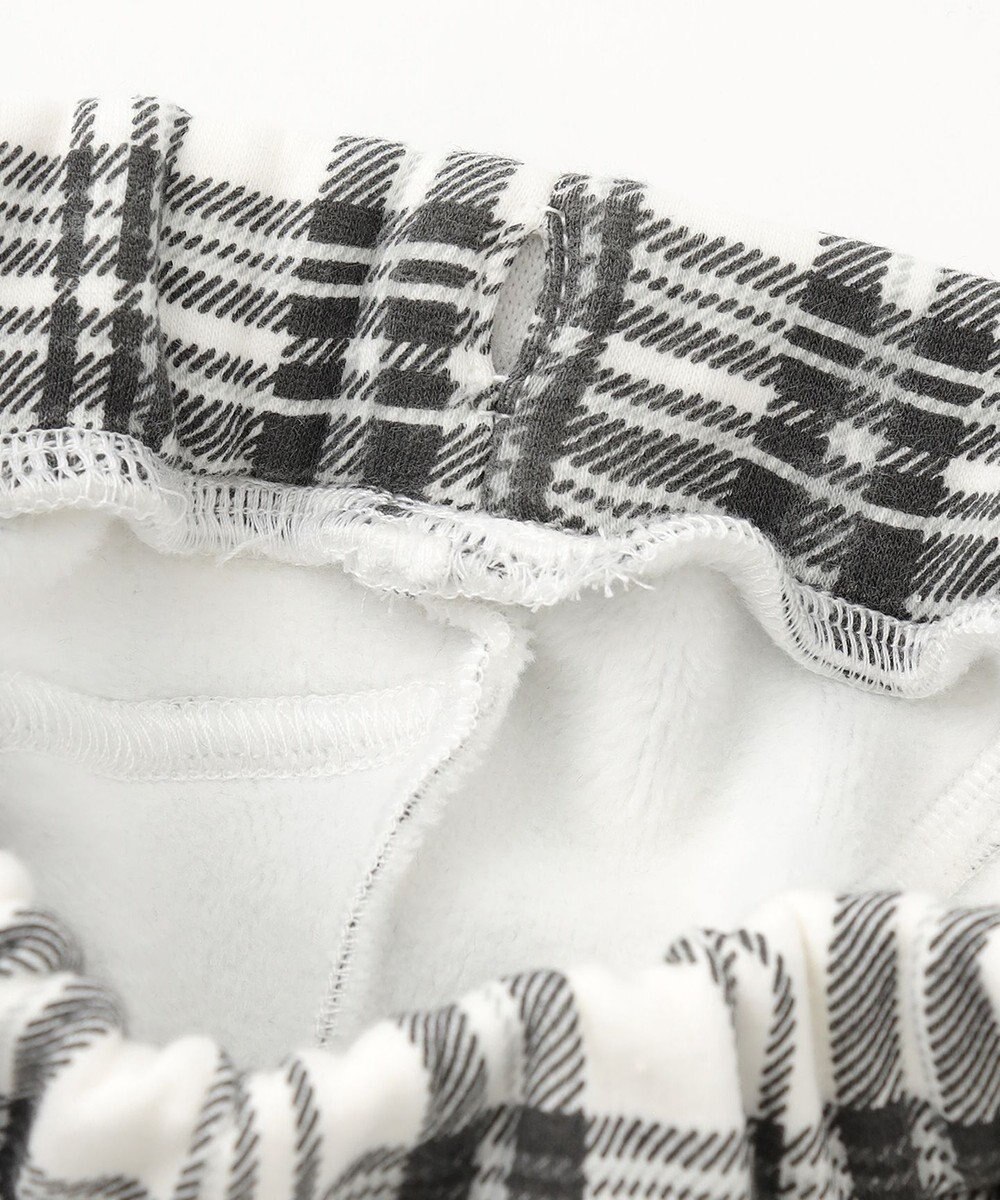 組曲 KIDS 【80-100㎝】シャギーチェック パンツ 