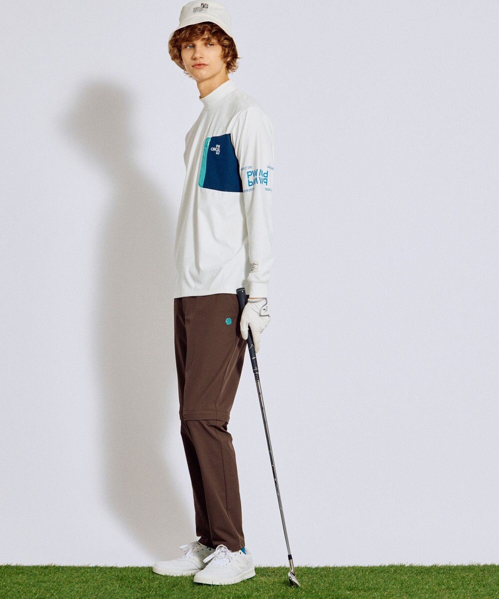 PW CIRCULUS 【ストレッチ素材】【MEN】2WAY デタッチャブルパンツ ゴルフ 