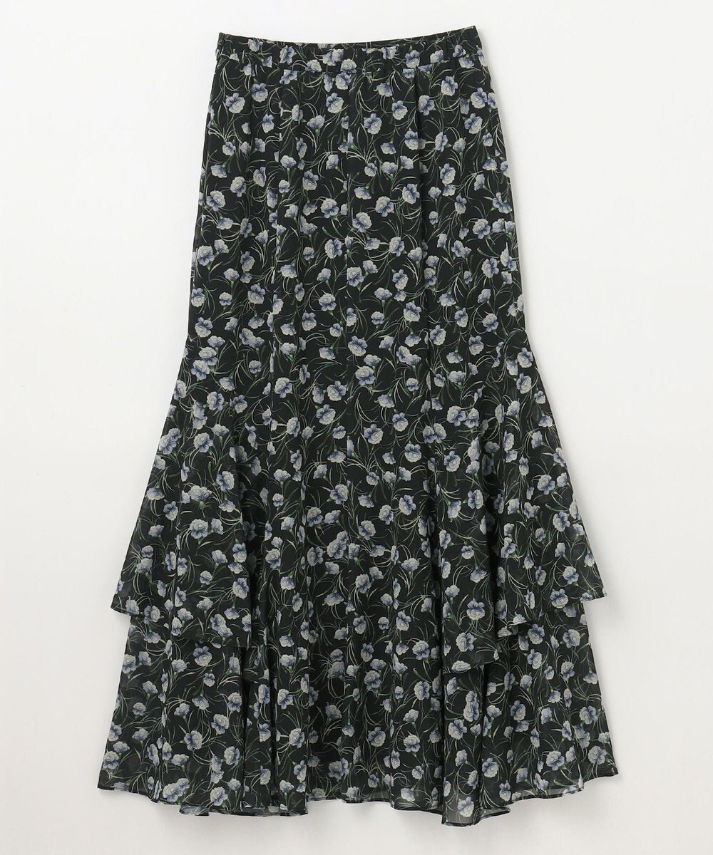 GRACE CONTINENTAL スモールフラワーマーメイドスカート 