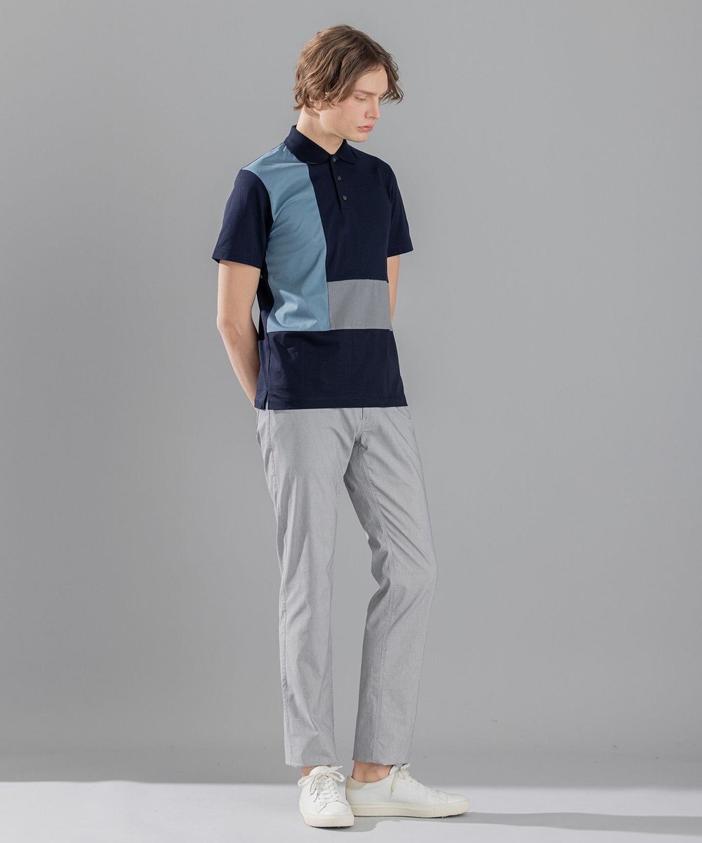 JOSEPH HOMME カラーコットンブロック ポロシャツ 