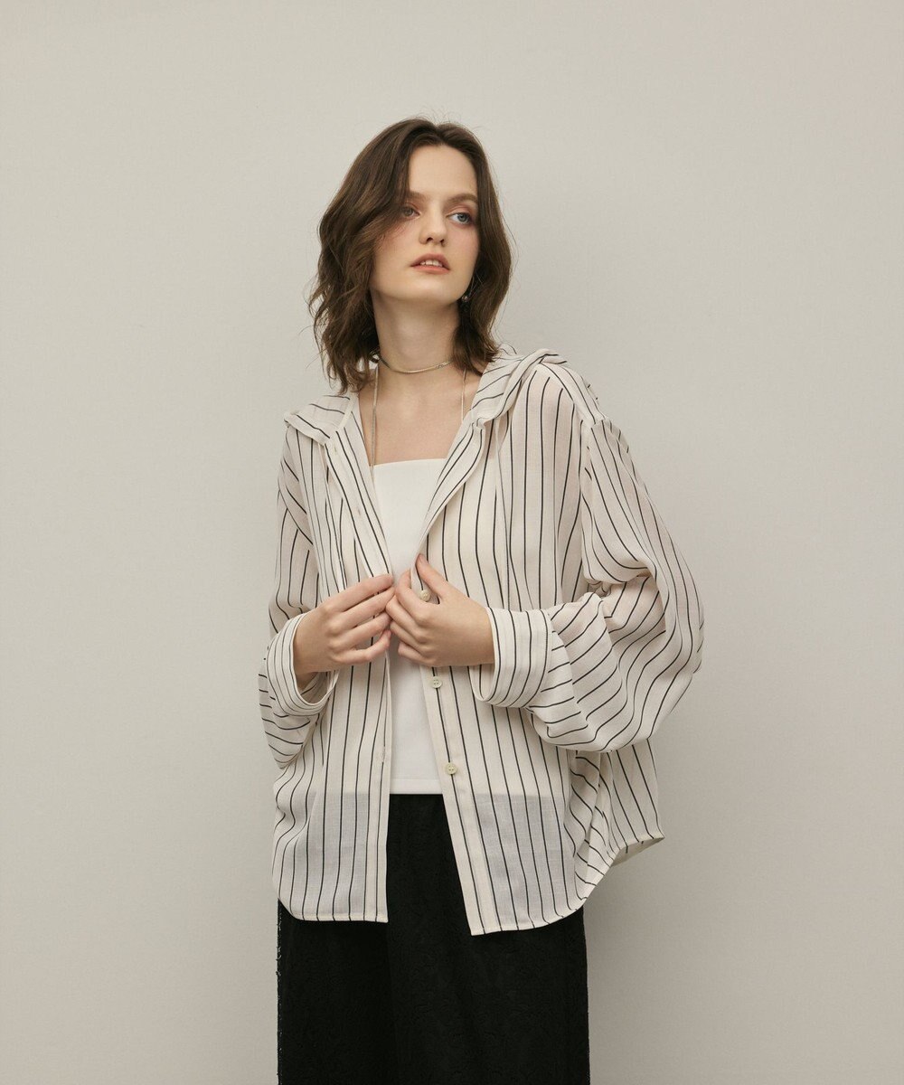 GRACE CONTINENTAL フードシャツ 