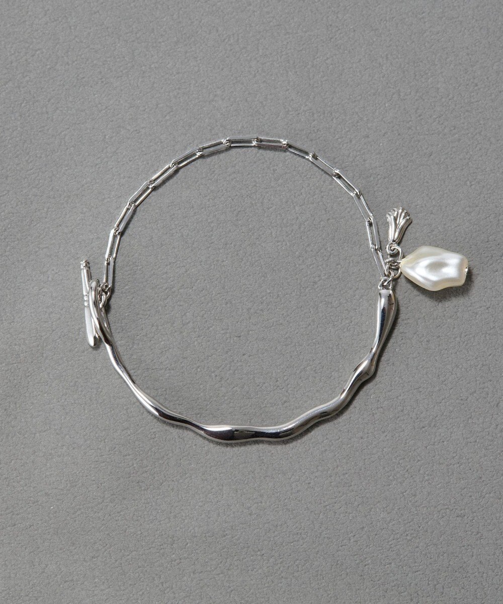 Phoebe フロウラインメタルブレスレット　シルバー 