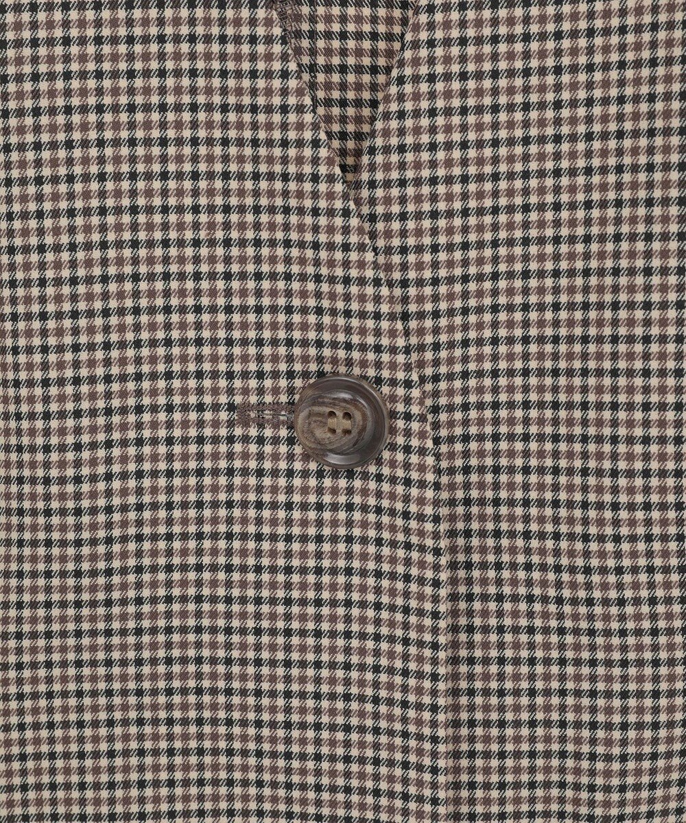 Green Parks ノースリーブチェックジレ 