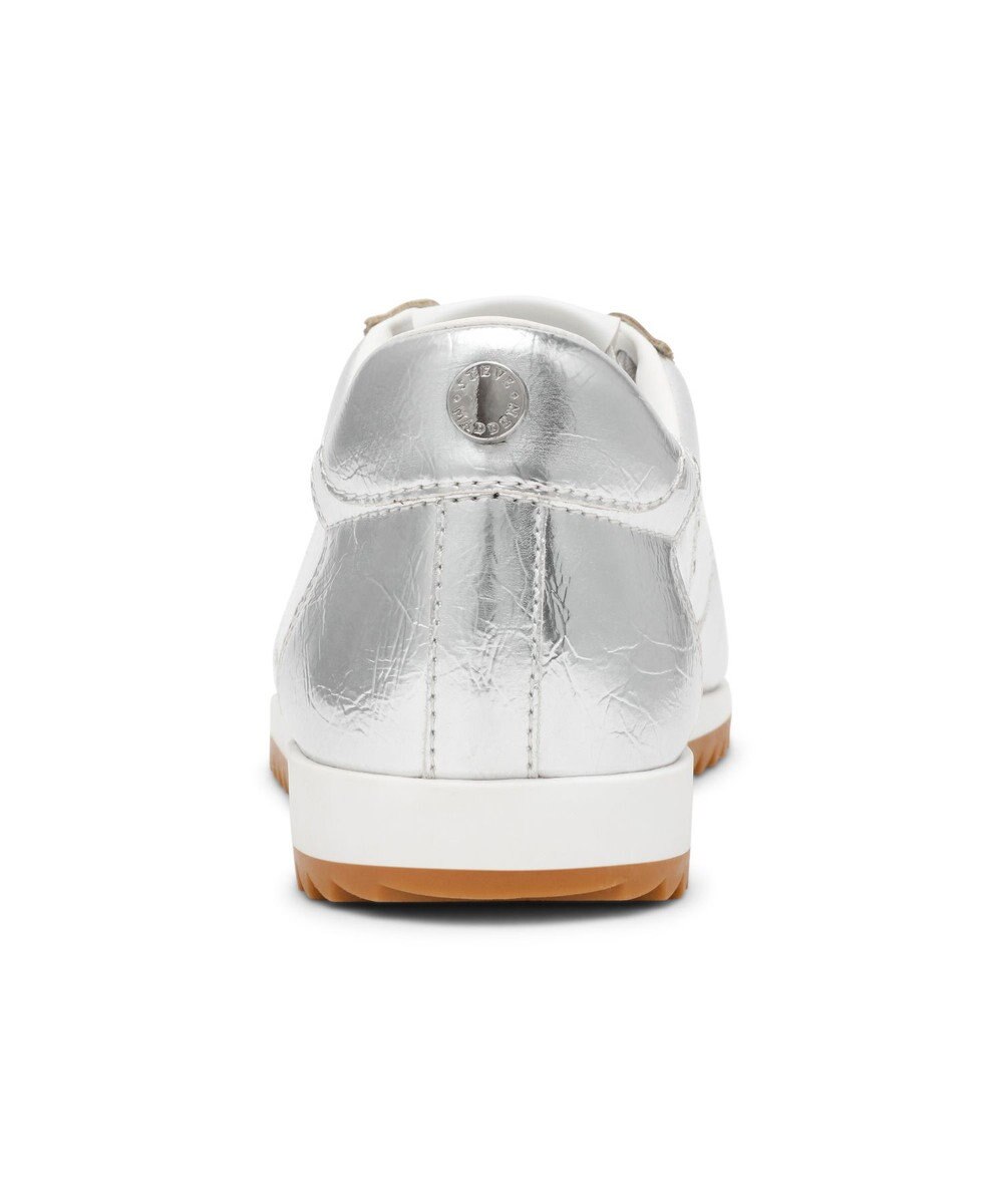 STEVE MADDEN MIRAGE-SM-PU メタリッククラッシュスニーカー 