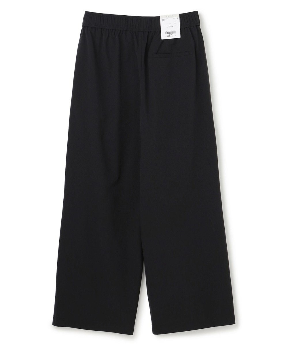 UNFILO 【セットアップ着用可/ウエストゴム】FINE MOVE ギャザーワイドパンツ 