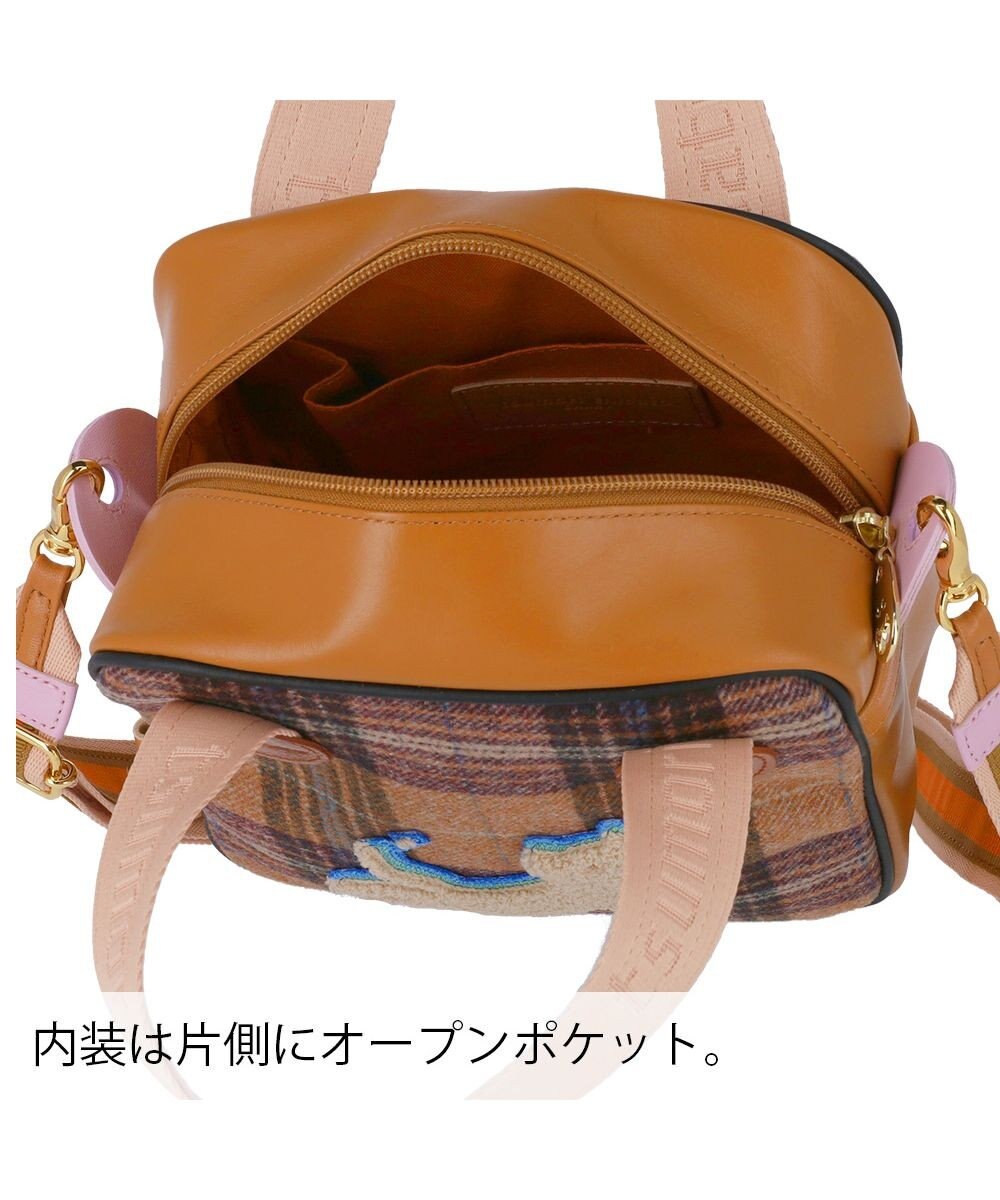 tsumori chisato CARRY ウールチェック ショルダーバッグ 2way ミニバッグ 
