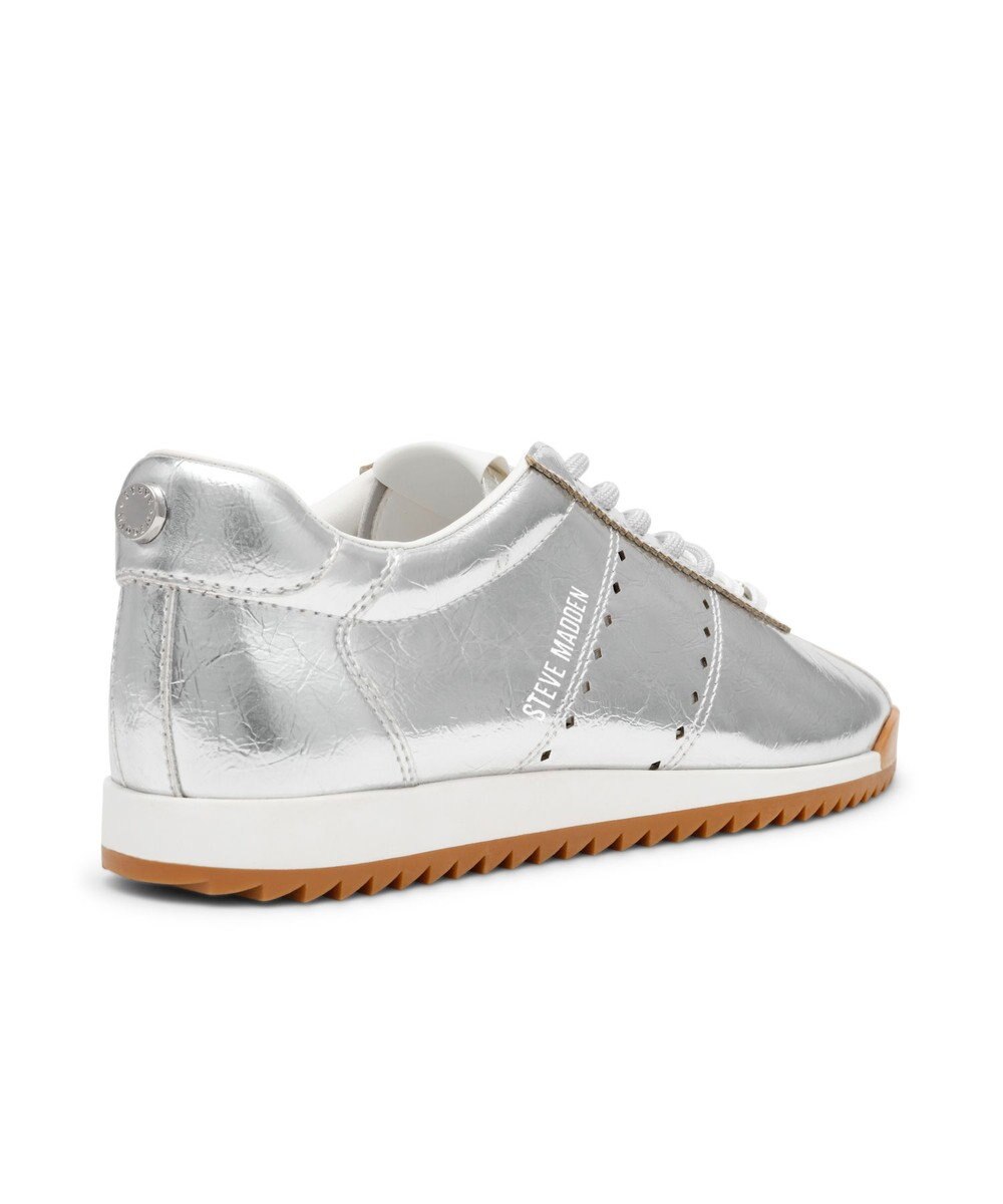 STEVE MADDEN MIRAGE-SM-PU メタリッククラッシュスニーカー 