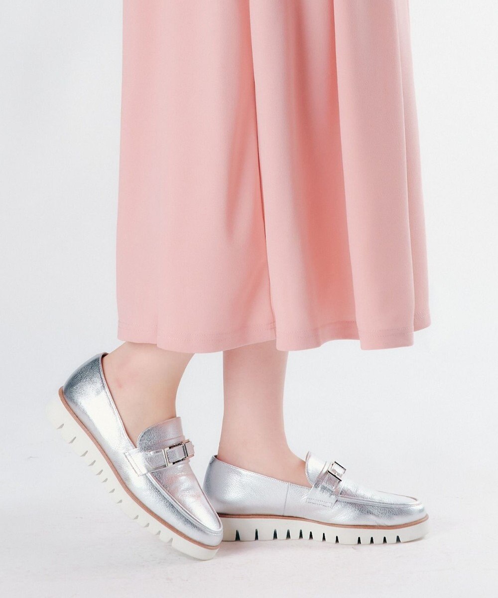 Dominic3 スニーカーソール バックルレザーローファー 