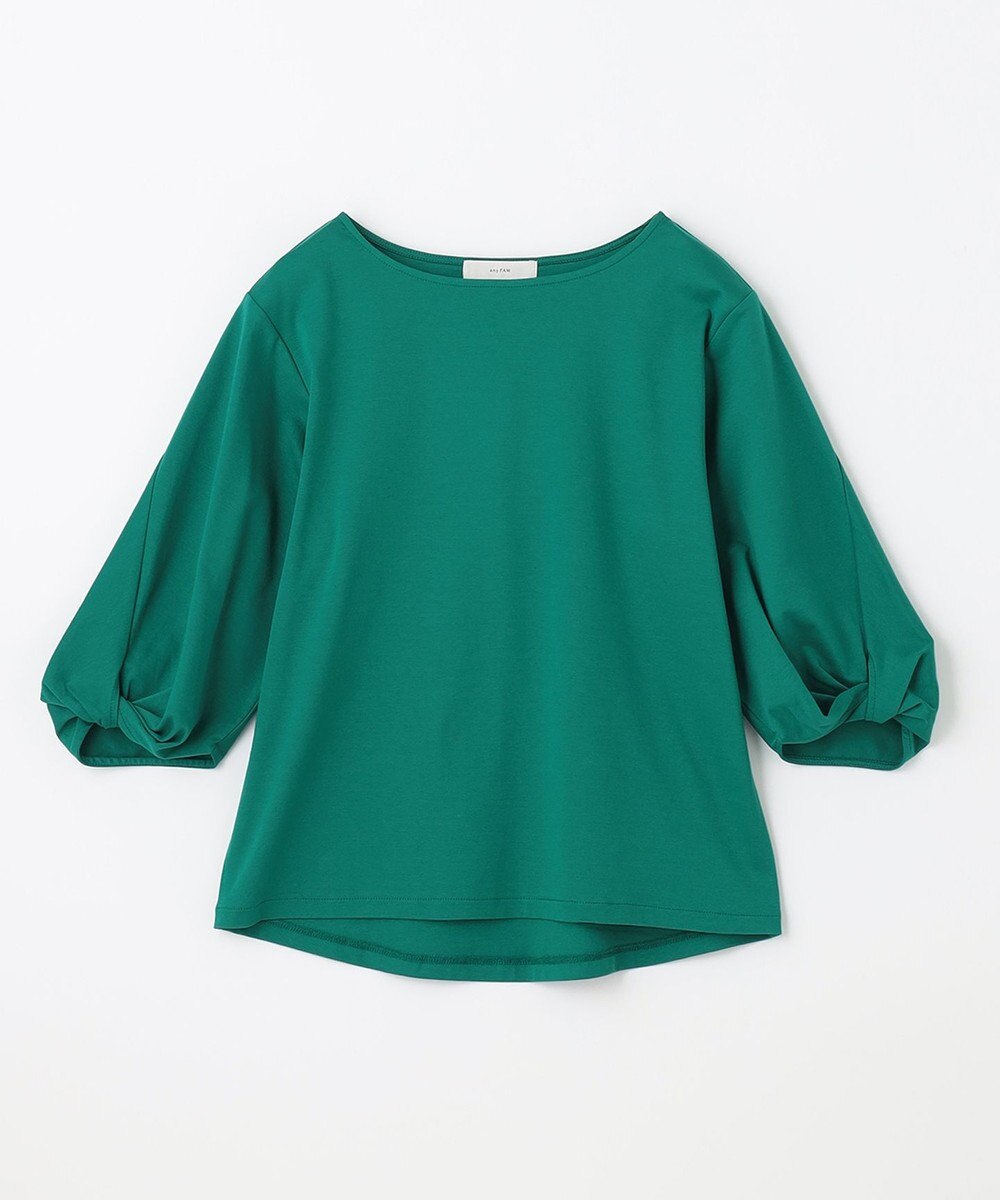 ANY 【接触冷感】シルケットスムース ツイストスリーブトップス 