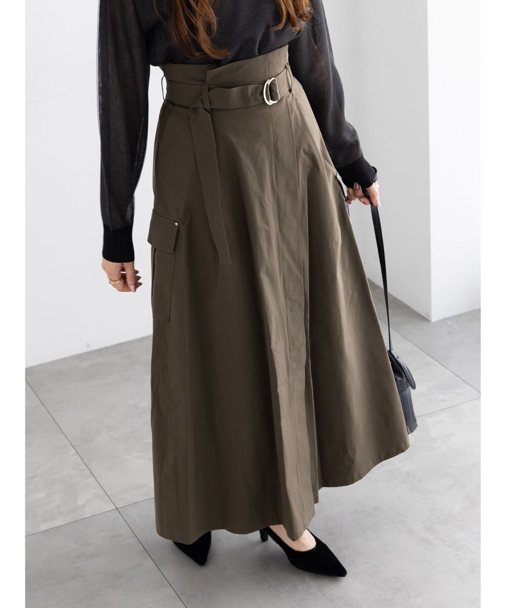 Te chichi カーゴフレアスカート 