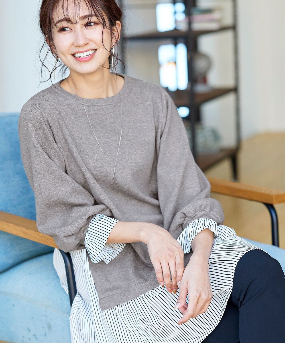 洗える 重ね着風に見えるニットコンビチュニック Tiaclasse L ファッション通販 公式通販 オンワード クローゼット 洗える 重ね着風に見えるニットコンビチュニック Tiaclasse L ファッション通販 公式通販 オンワード クローゼット