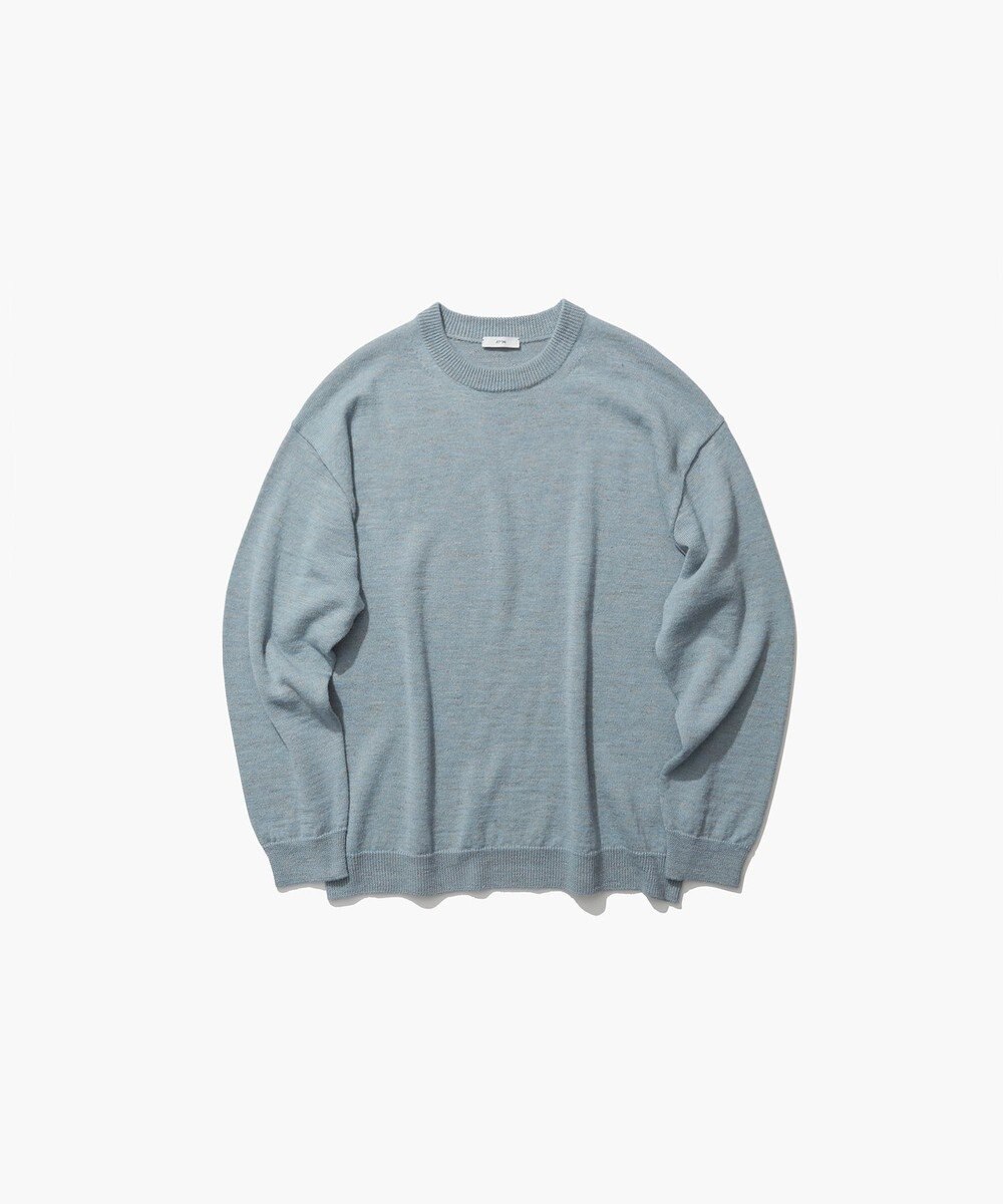 ATON BABY ALPACA LINEN | クルーネックセーター - UNISEX 
