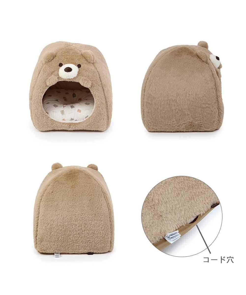 PET PARADISE ペットパラダイス くまハウス 《 ビスケット柄 》(38×40cm) 