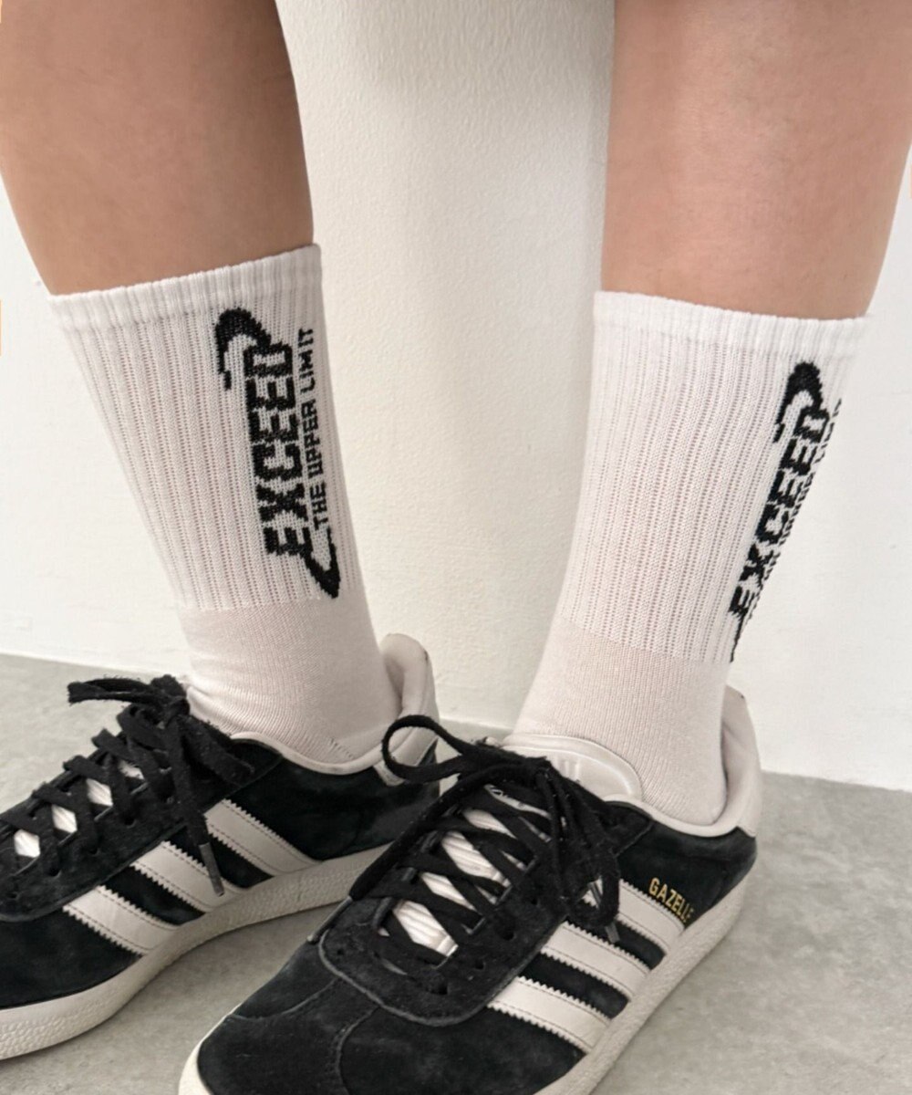 WEGO EXCEEDロゴリブソックス 
