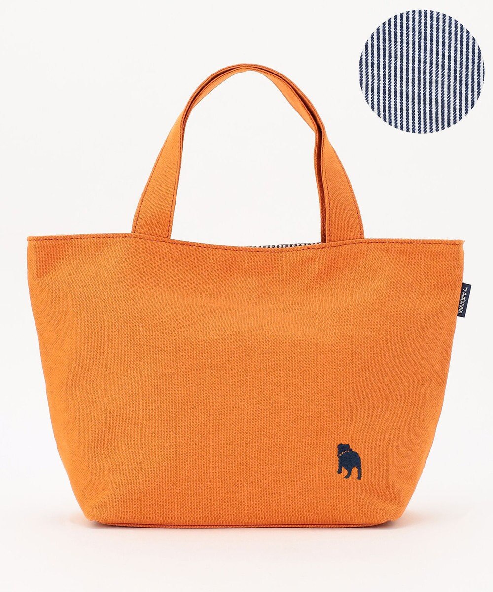 J.PRESS LADIES 【完全受注生産】ポーチ付き キャンバス ミニトートバッグ 