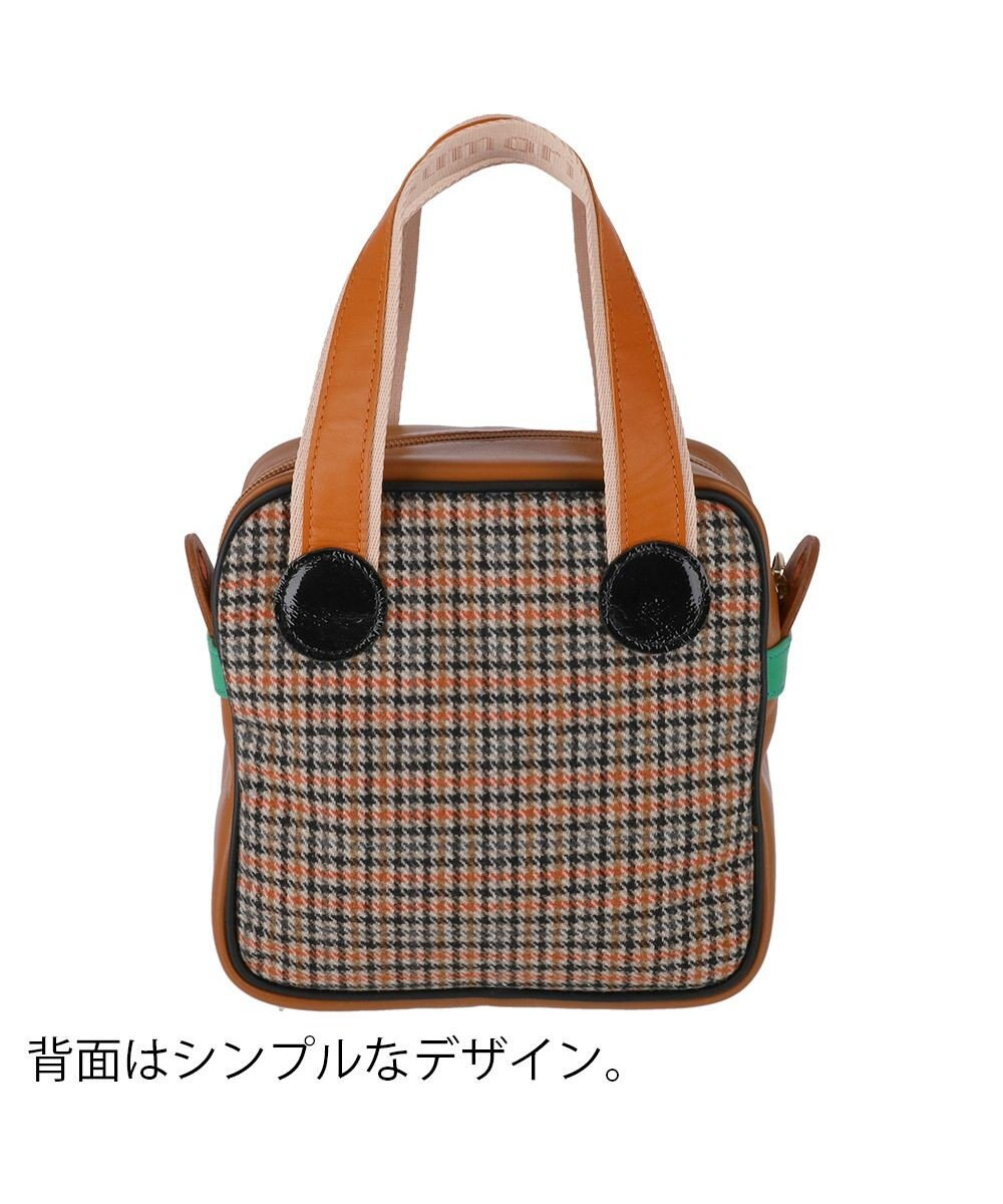 tsumori chisato CARRY ウールチェック ショルダーバッグ 2way ミニバッグ 