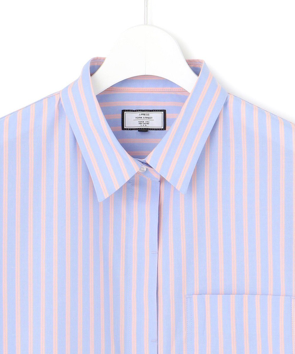 J.PRESS YORK STREET 【WOMEN】コットンタイプライター ドレープシャツ 