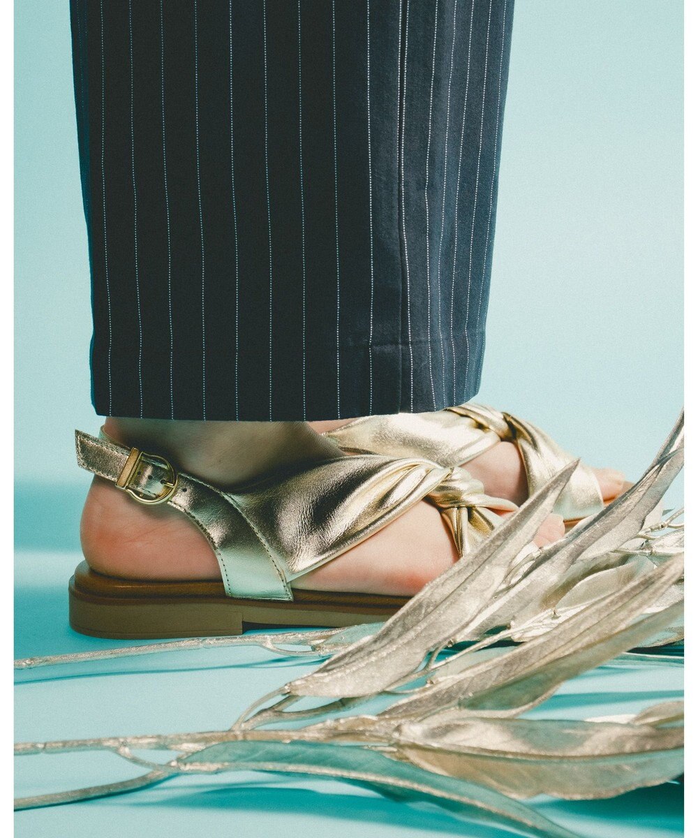 BONTRE 【BONTRE/ボントレ】ツイストローヒールサンダル/42751-VS 