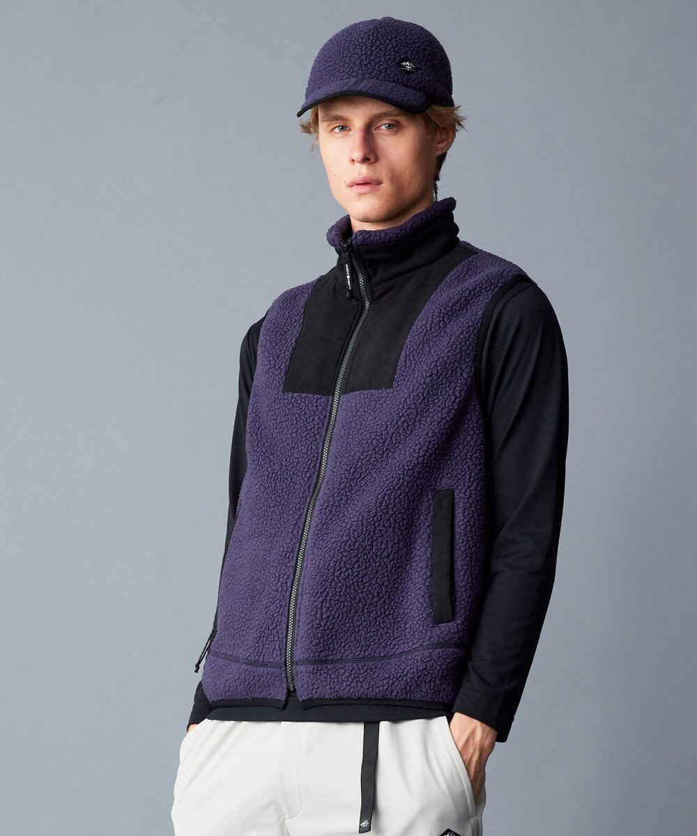 JOSEPH ABBOUD MOUNTAIN 【Eco素材/ライナードッキング対応】ポーラテック ボアフリース ベスト 