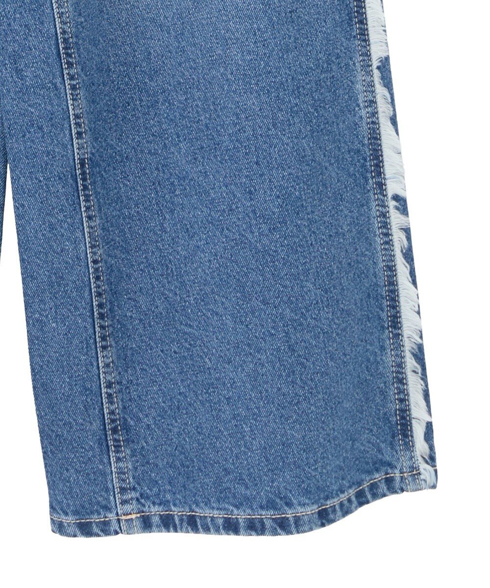 earth music&ecology ワイドフリンジデニムパンツ 