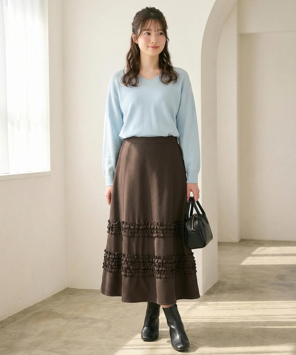 Feroux Vネックニットプルオーバー 