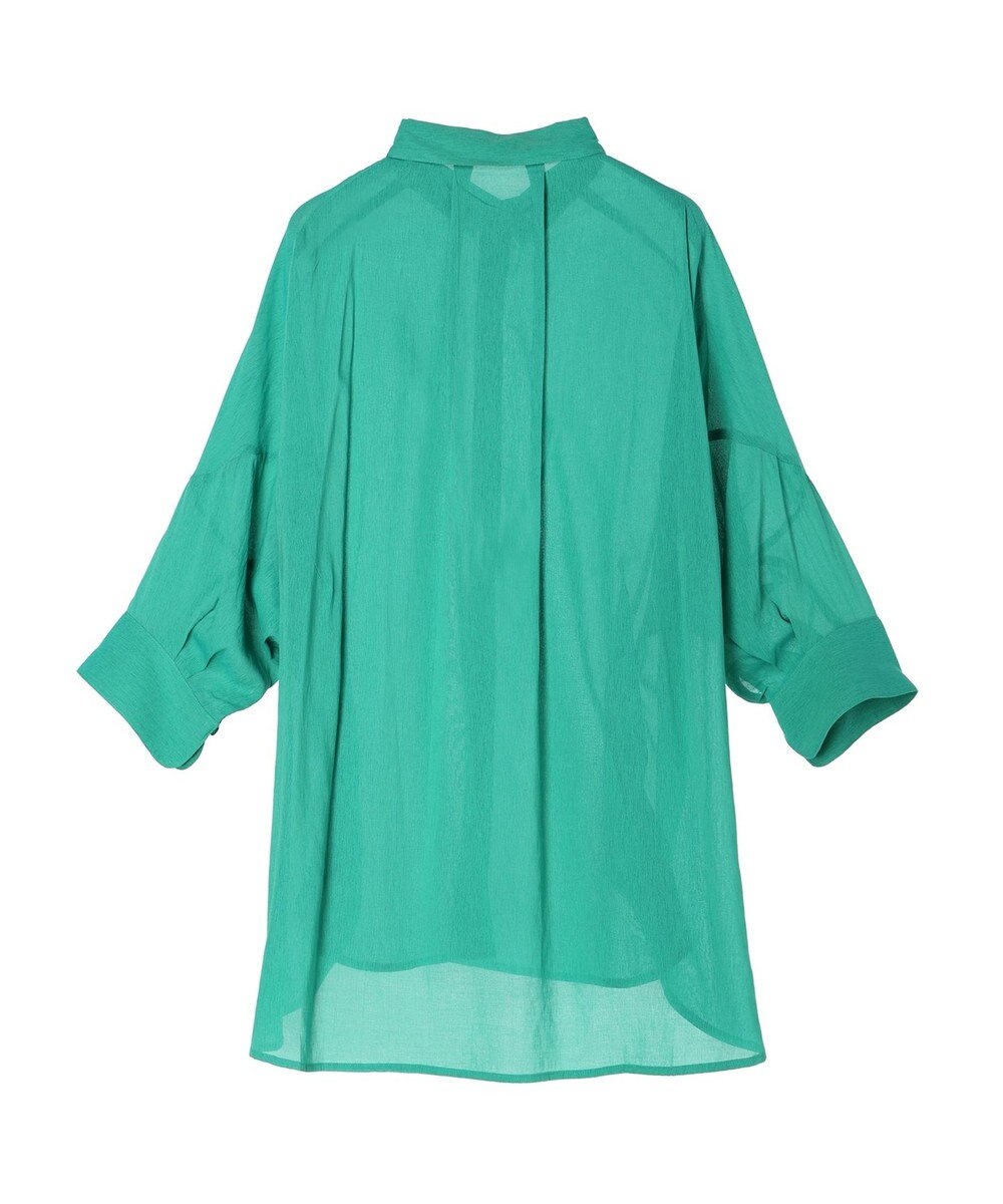 AMERICAN HOLIC 接触冷感５分袖変形ドルマンシアーシャツ 