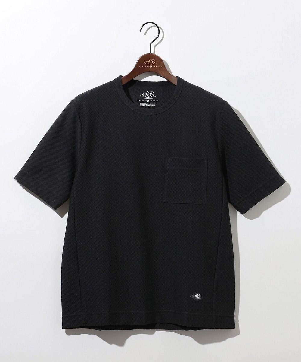 JOSEPH ABBOUD MOUNTAIN 【MADE IN JAPAN/吸水速乾】ダイヤモンドワッフル アウトドア Tシャツ 
