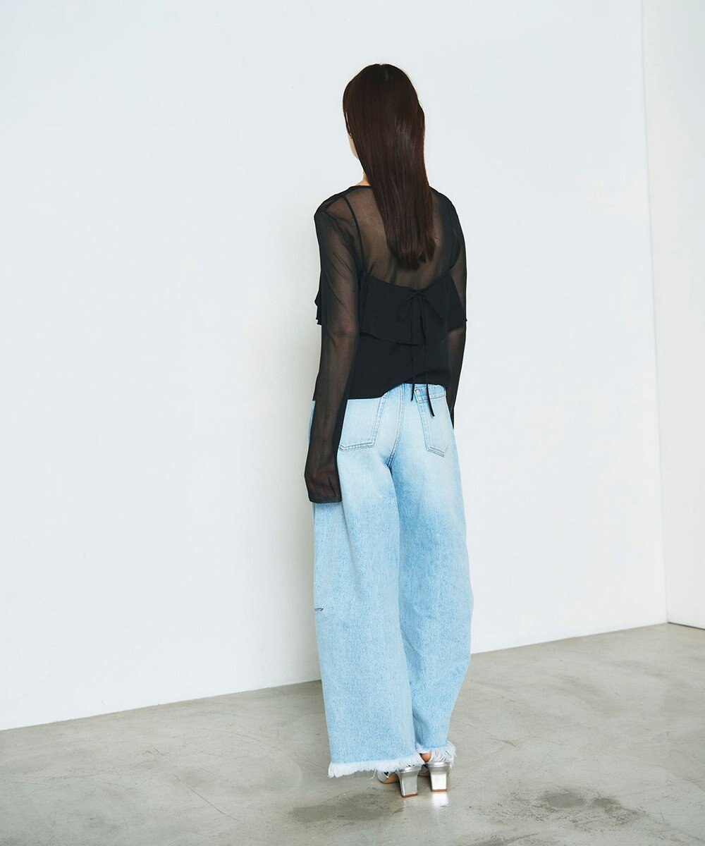 GRACE CONTINENTAL フリルキャミソール 