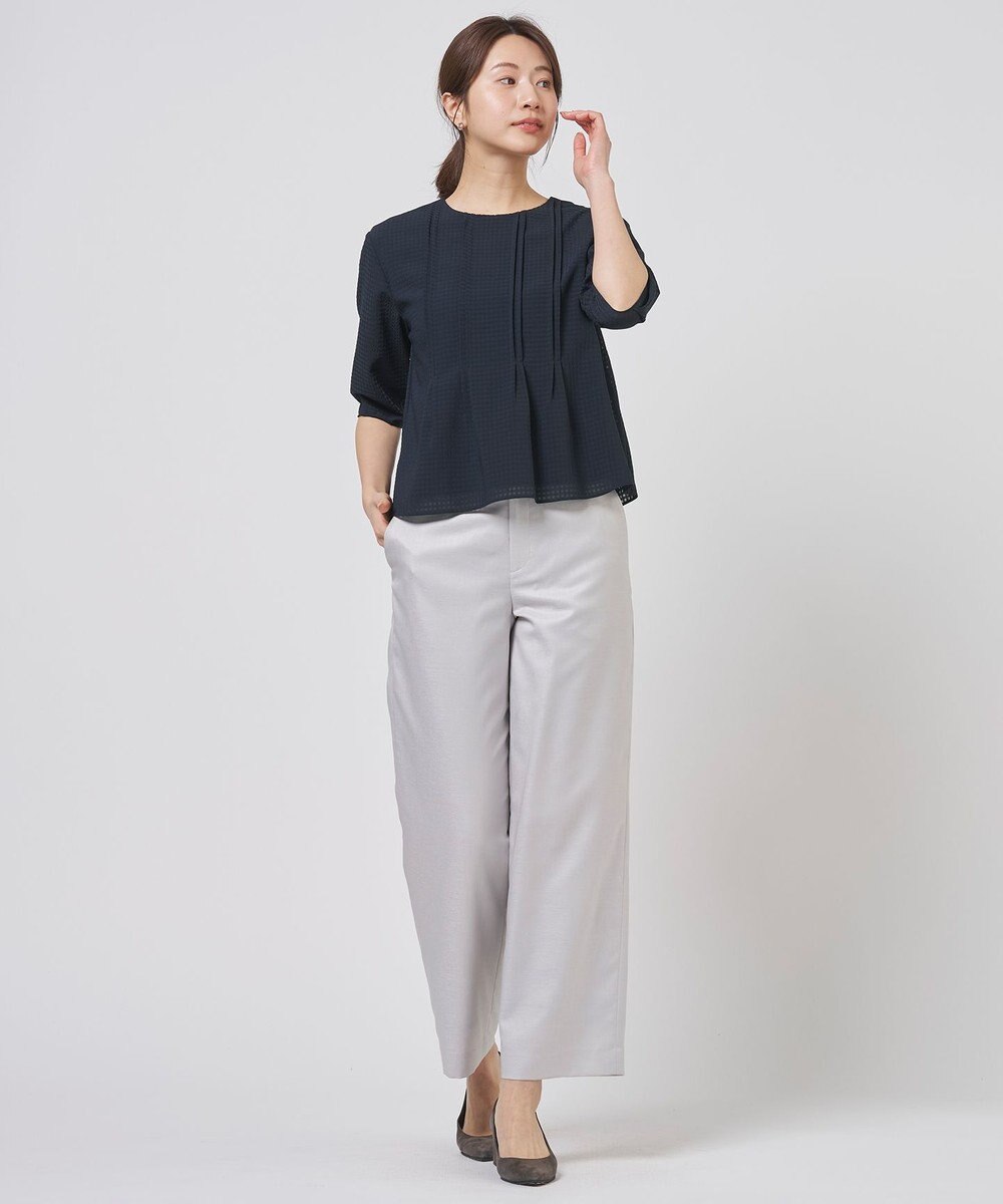 J.PRESS LADIES S シアーブロックチェック カットソー 