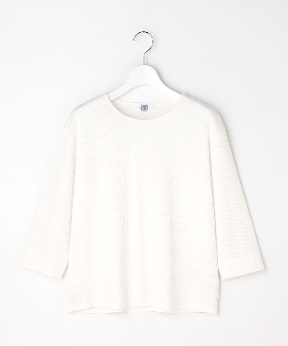 J.PRESS LADIES L 針抜きフライス クルーネック カットソー 