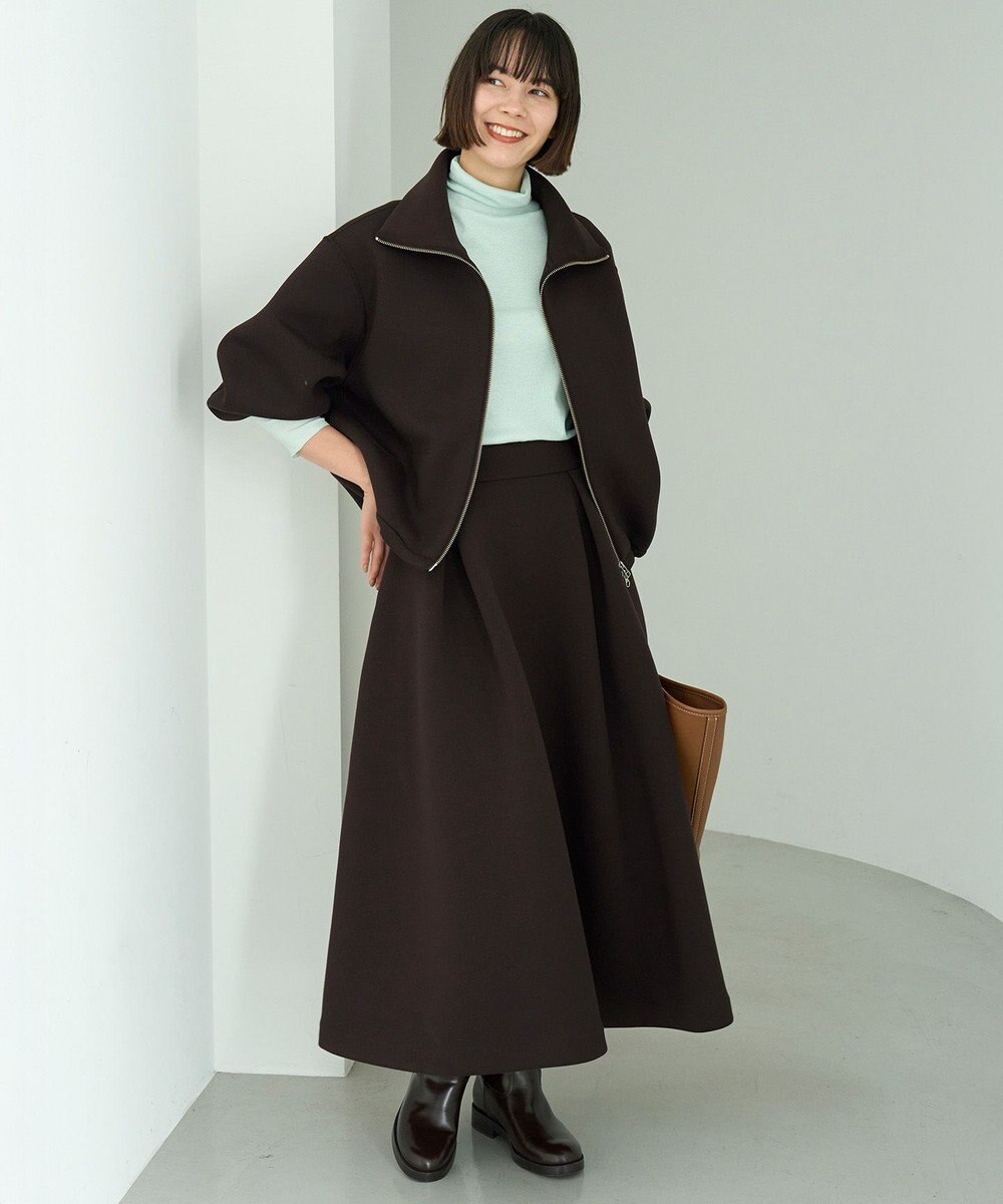 UNFILO 【暖かさ＆着心地の良さで大ヒット】コットンカシミヤ タートルネックカットソー 