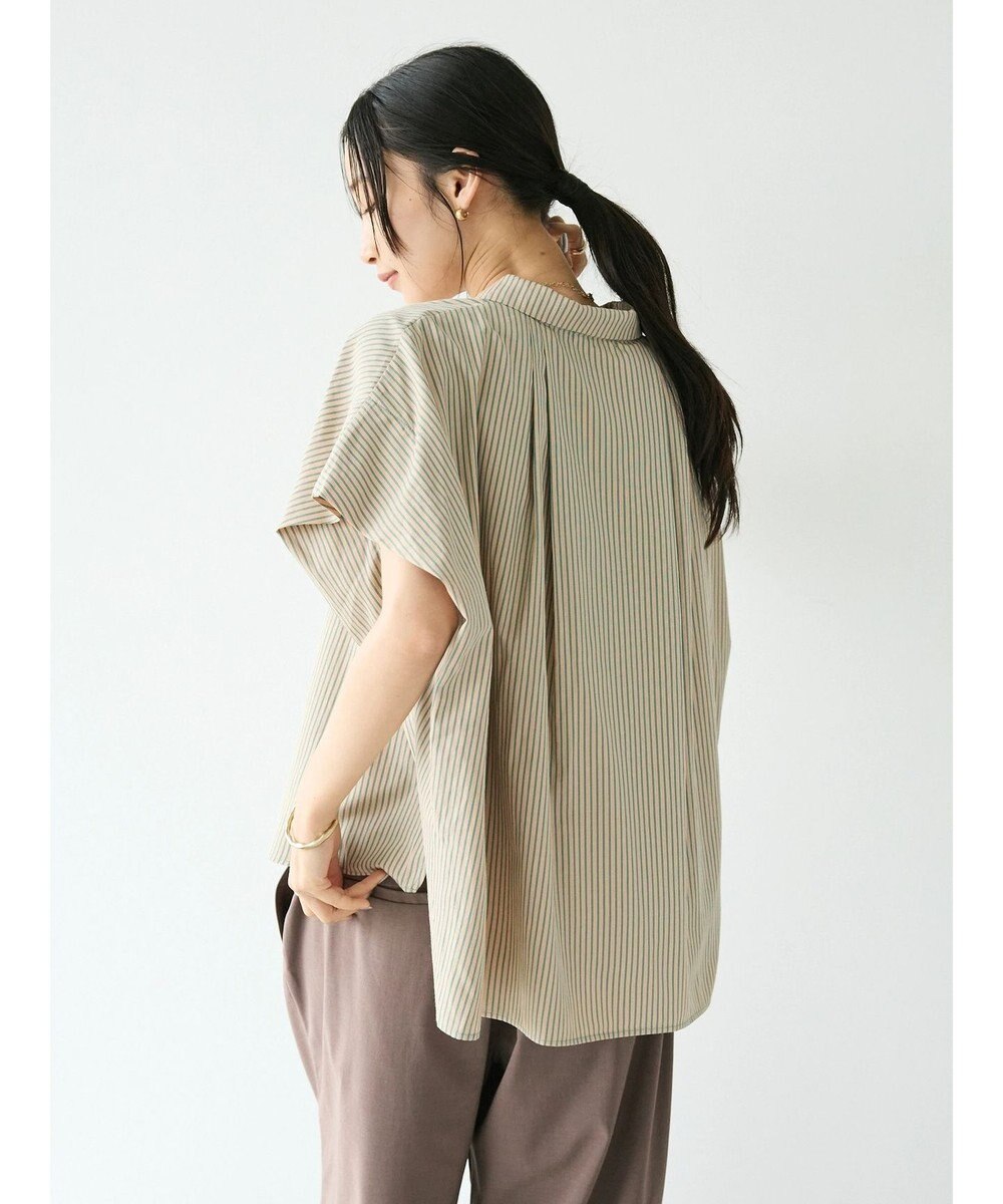 CRAFT STANDARD BOUTIQUE ステンサイドソリッドストライプブラウス① 