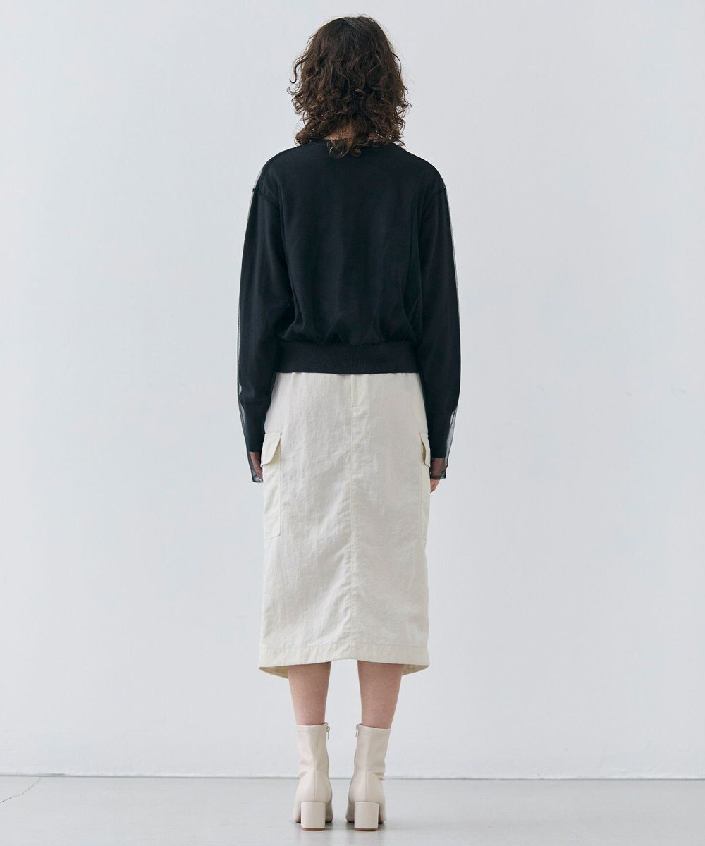 BEIGE， 【洗える】ACANTHUS / カーゴディティールコクーンタックスカート 