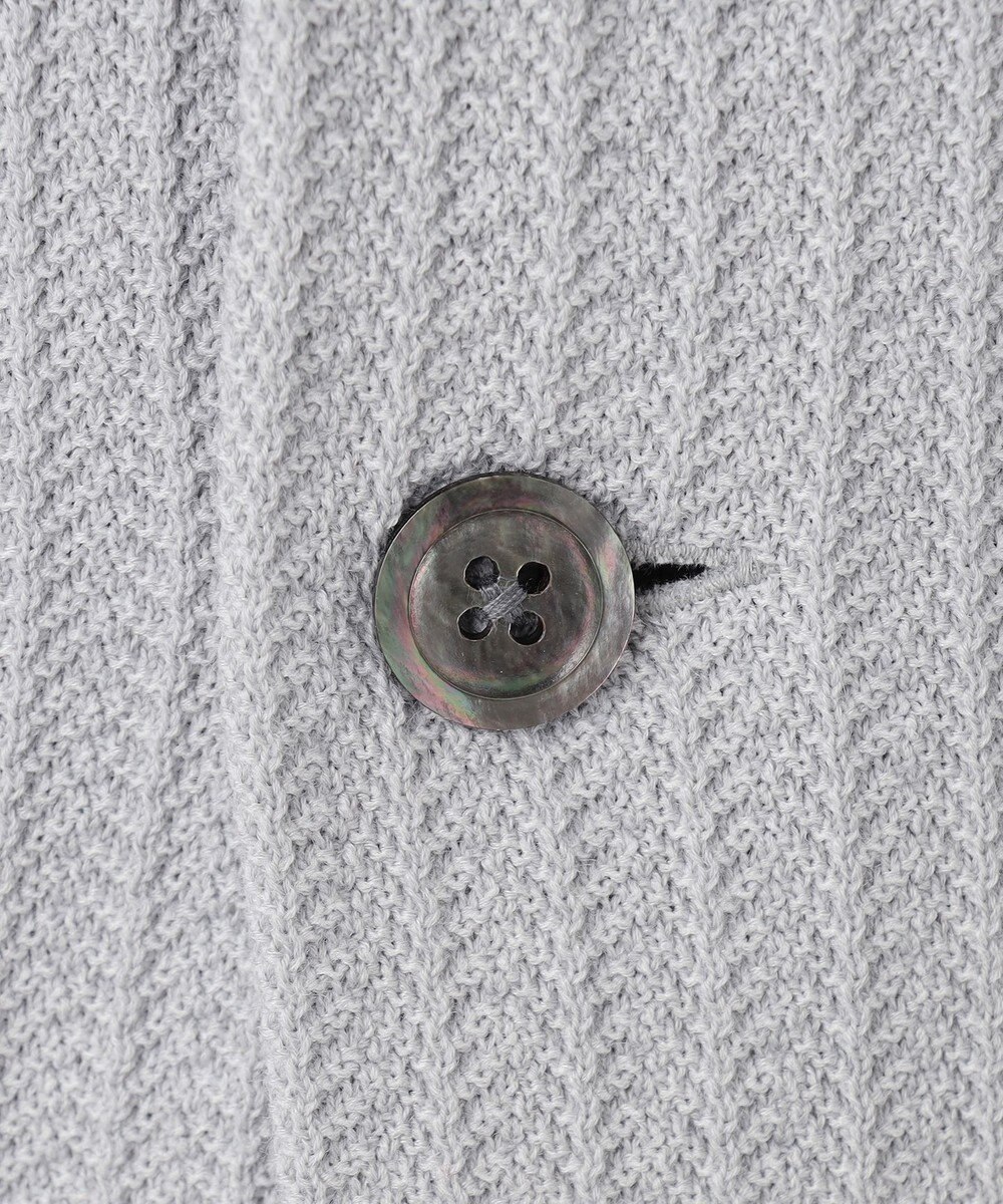 JOSEPH ABBOUD 【キングサイズ・洗える】JOE COTTON使用 ニットジャケット 