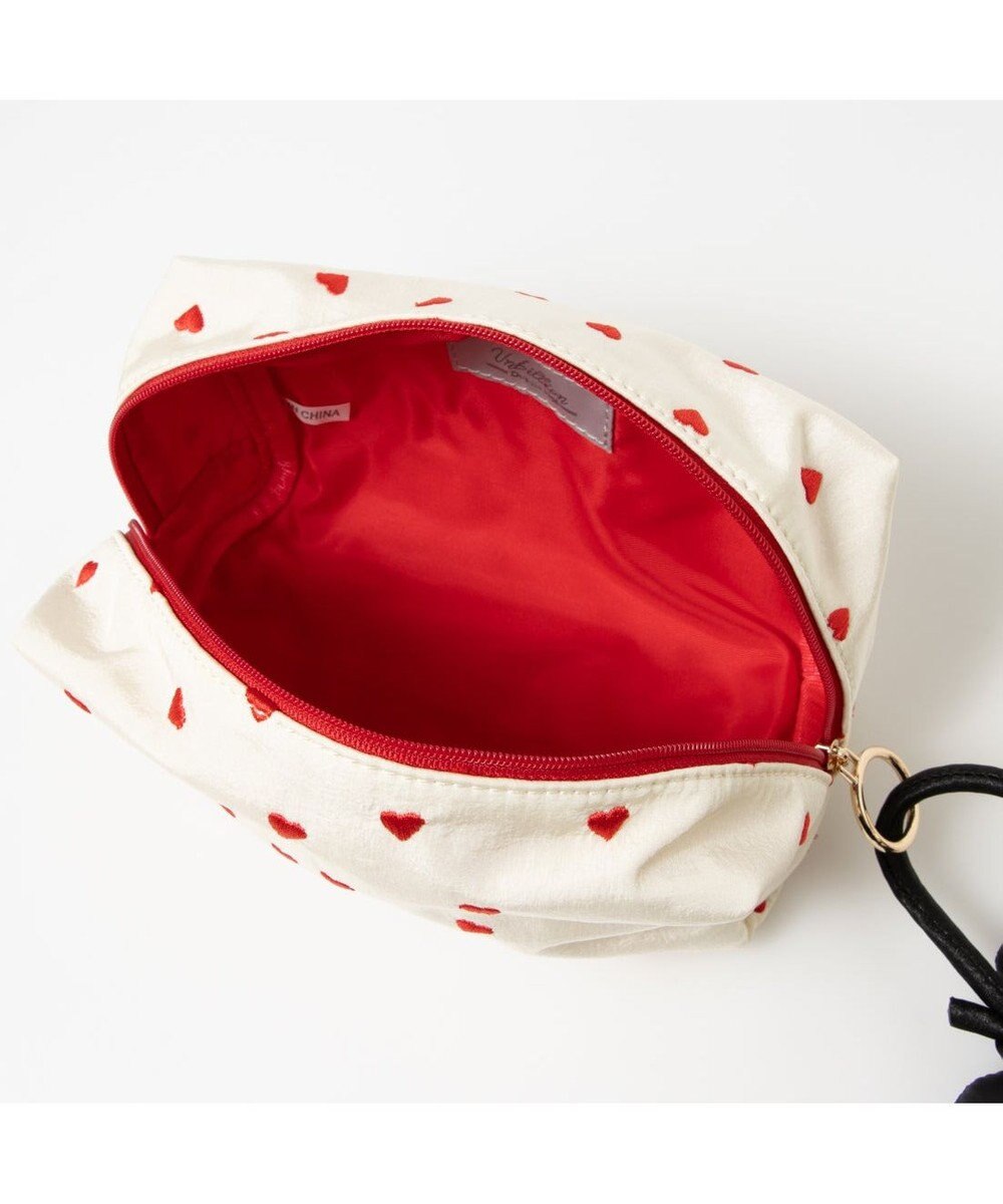 UNBILLION カシュカシュ cachecache / フラワーチャーム付ソート刺繍ポーチセット 