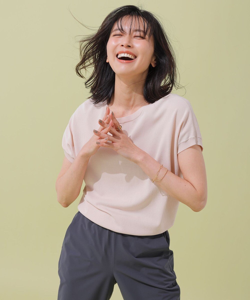 UNFILO L 【接触冷感/UVケア/抗菌防臭】スゴ機能 コンパクトニットT 