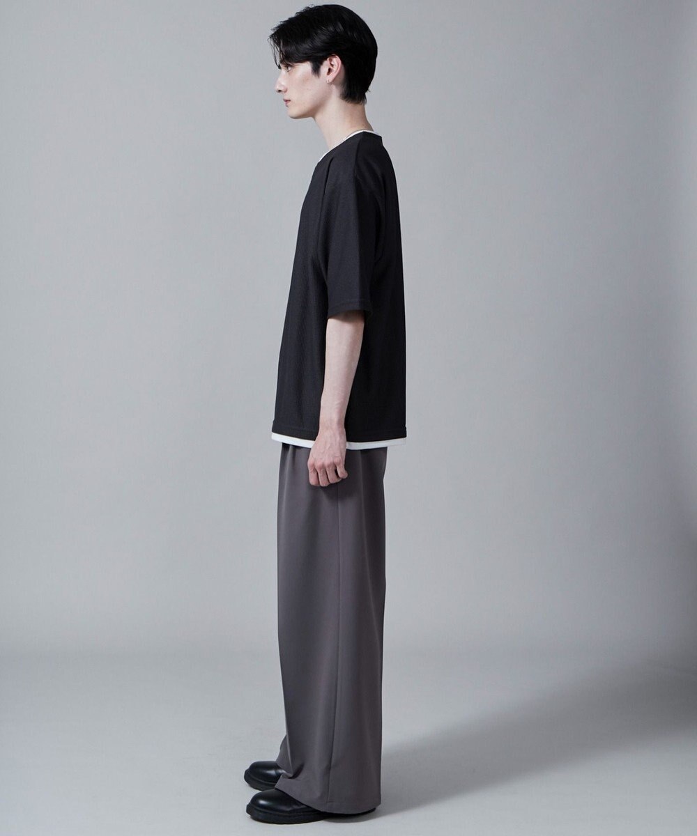 WEGO フェイクレイヤードキーネックT（S） 