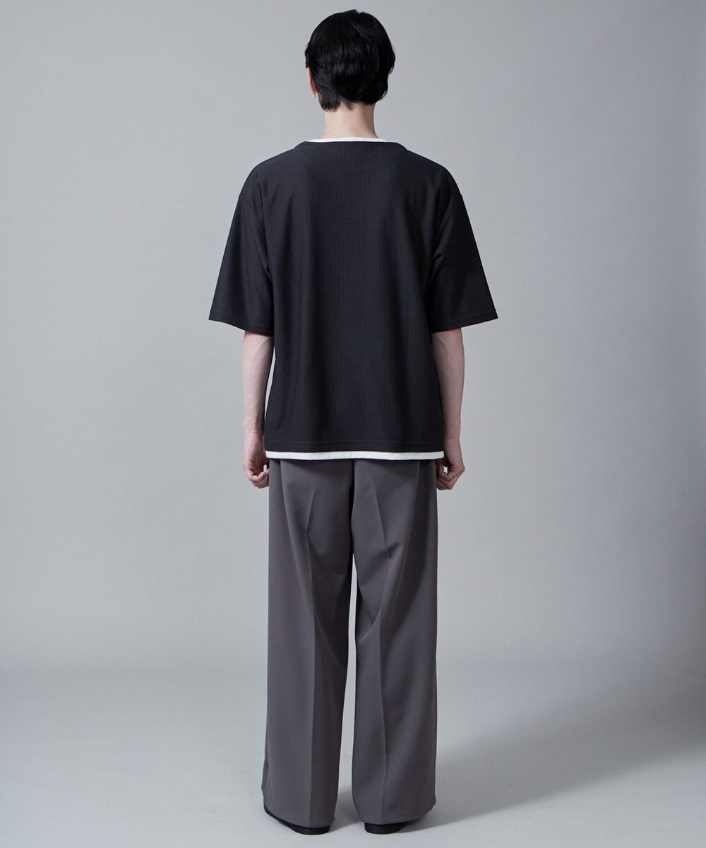 WEGO フェイクレイヤードキーネックT（S） 