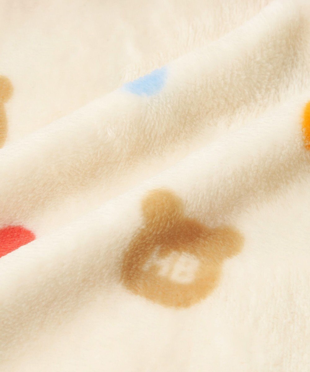 MIKI HOUSE HOT BISCUITS 総柄 フリーススリーパー 