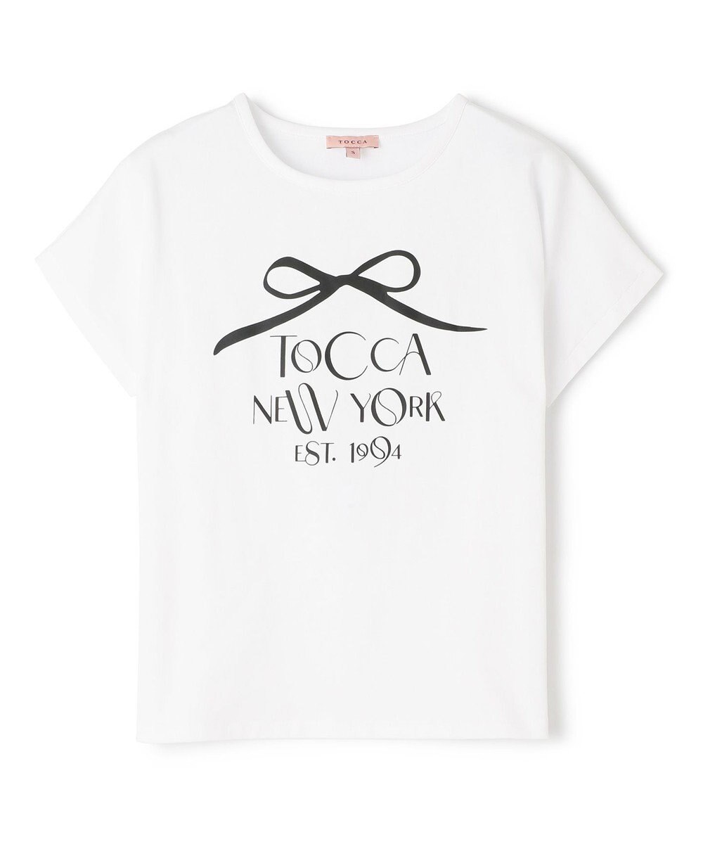 TOCCA 【接触冷感・UV90%以上カット・洗える】DANCING RIBBON Tシャツ 